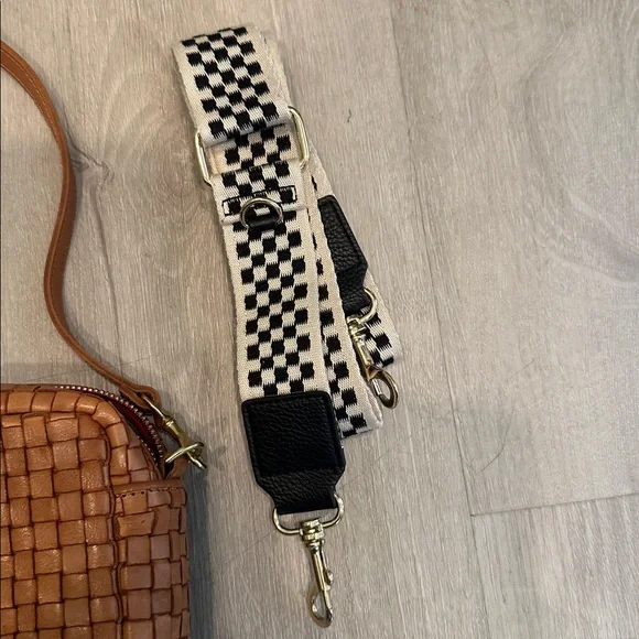 Clare V midi sac natural woven checker - Picture 3 of 9